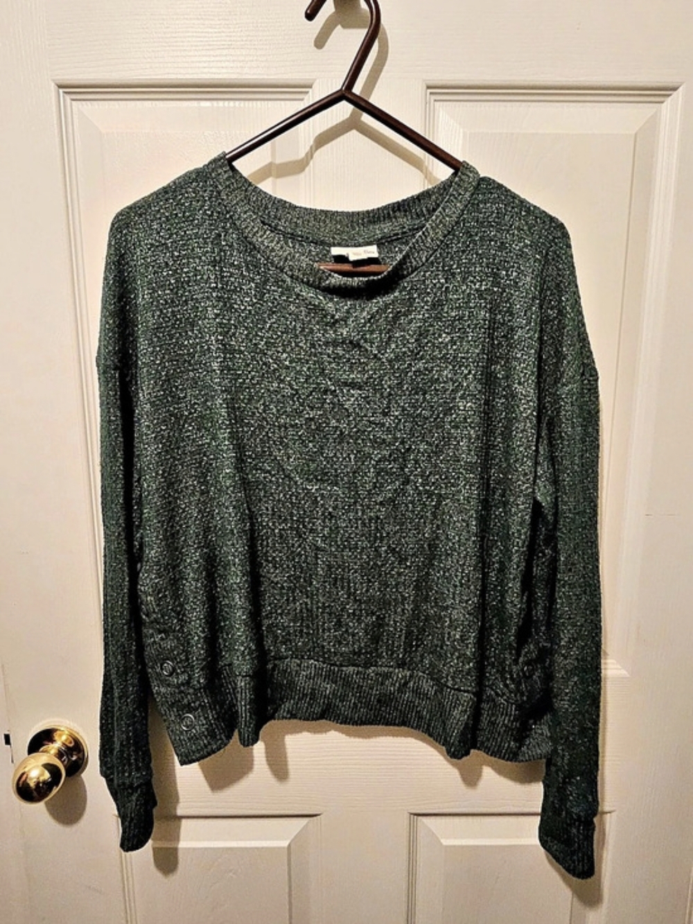 So Green Knit Sweater